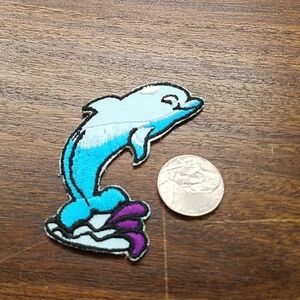 Vintage Applique aka Patch -
Dolphin